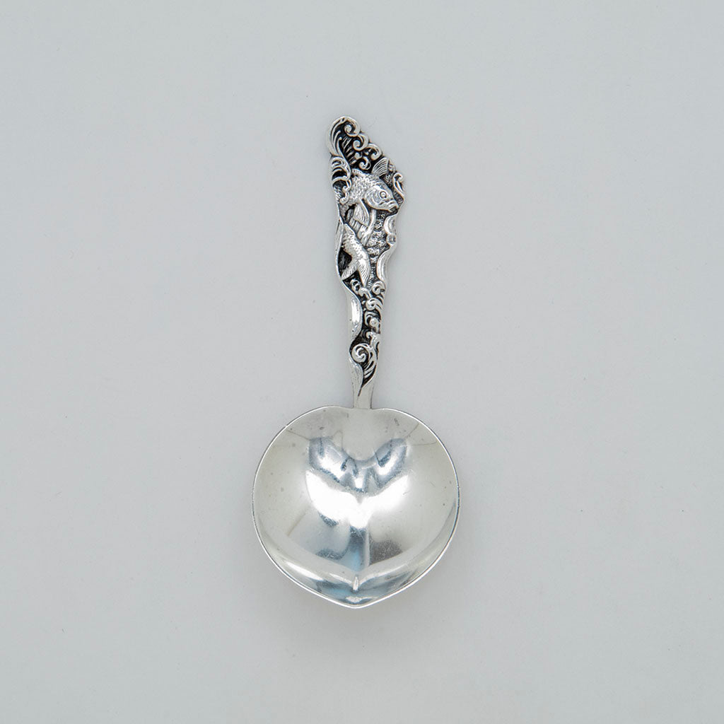 Gorham 'Hizen' Antique Sterling Silver Tea Caddy Spoon, Providence, RI, c. 1880