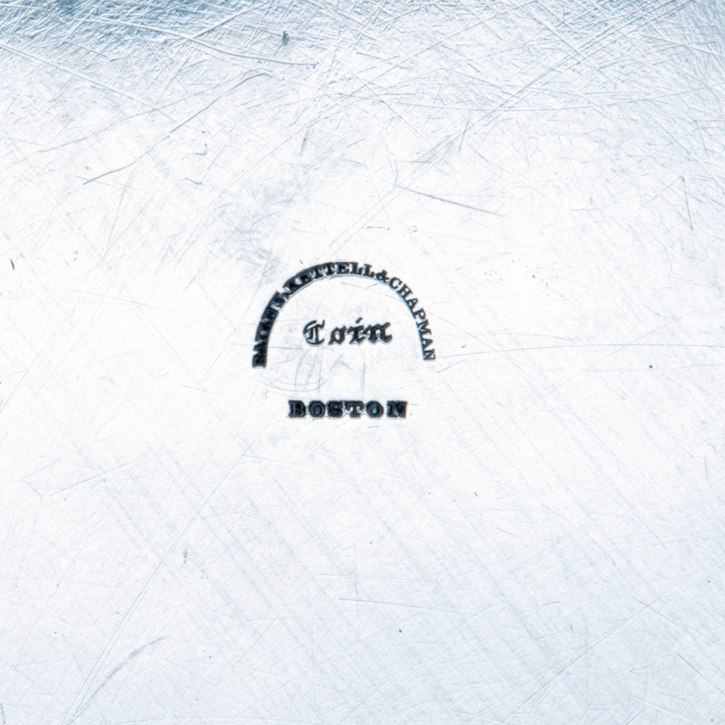 Pitcher marks of Newell Harding (attr) Coin Silver Presentation Set retailed by Bailey, Kettell &amp; Chapman, Boston, 1857