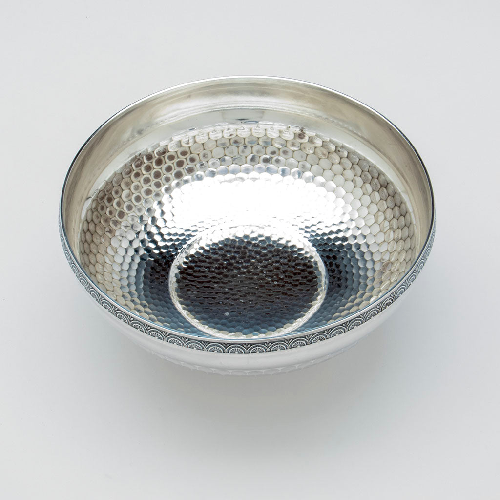 Wood &amp; Hughes Antique Sterling Silver Aesthetic Movement Bowl, New York City, NY, c. 1880