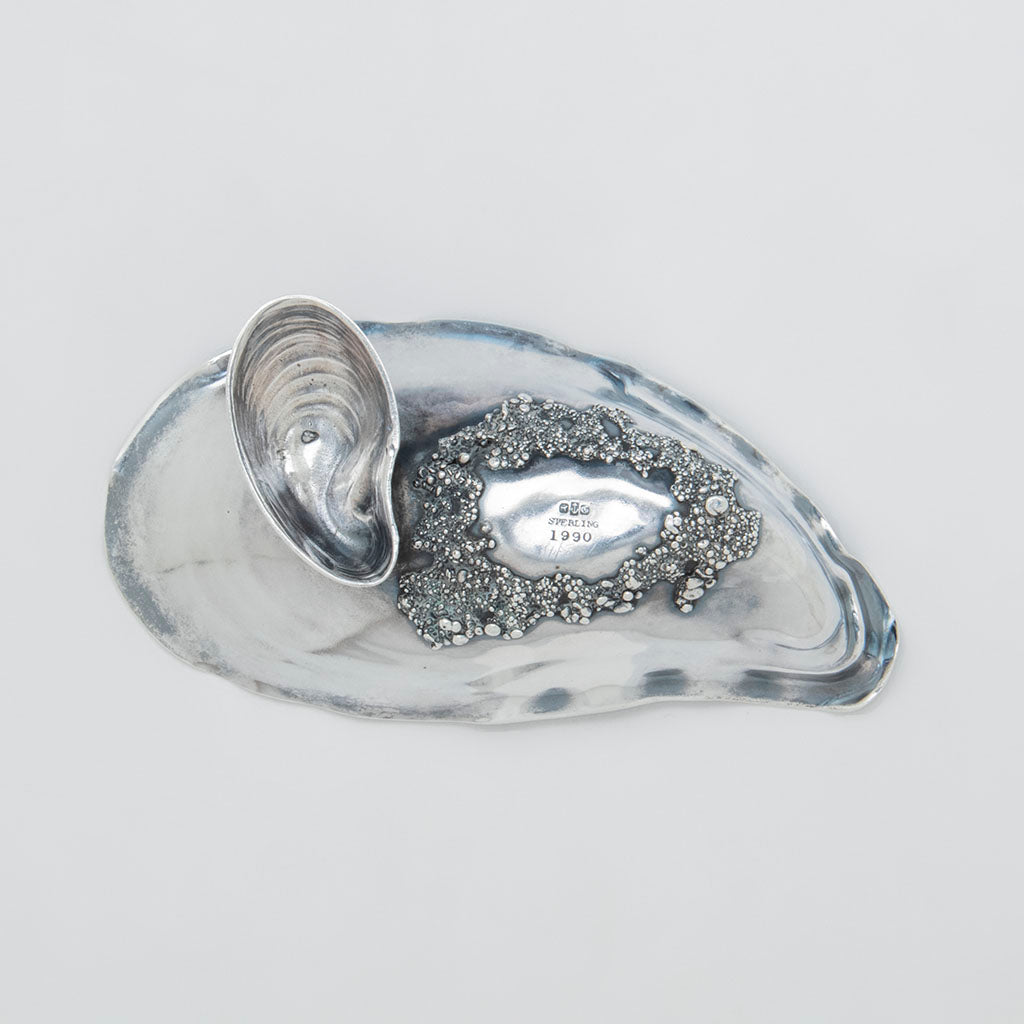 Underside of Gorham Antique Sterling Silver Salt Dish, Providence, RI, 1885