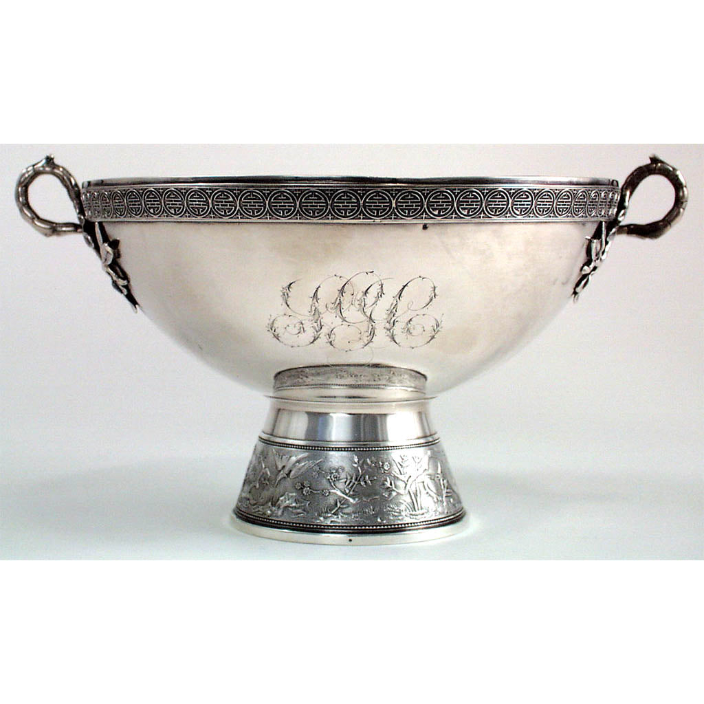 Gorham 'Japanese' pattern Fruit or Centerpiece bowl, c. 1875
