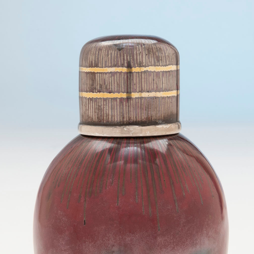 Tiffany &amp; Co. Patinated Copper and Other Metals Japanese Inspired Tea Caddy, NYC, NY, c. 1880