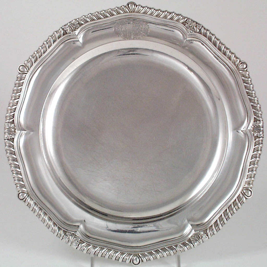 Single of Paul Storr Regency Sterling Dinner Plates - 12, London, 1808/09