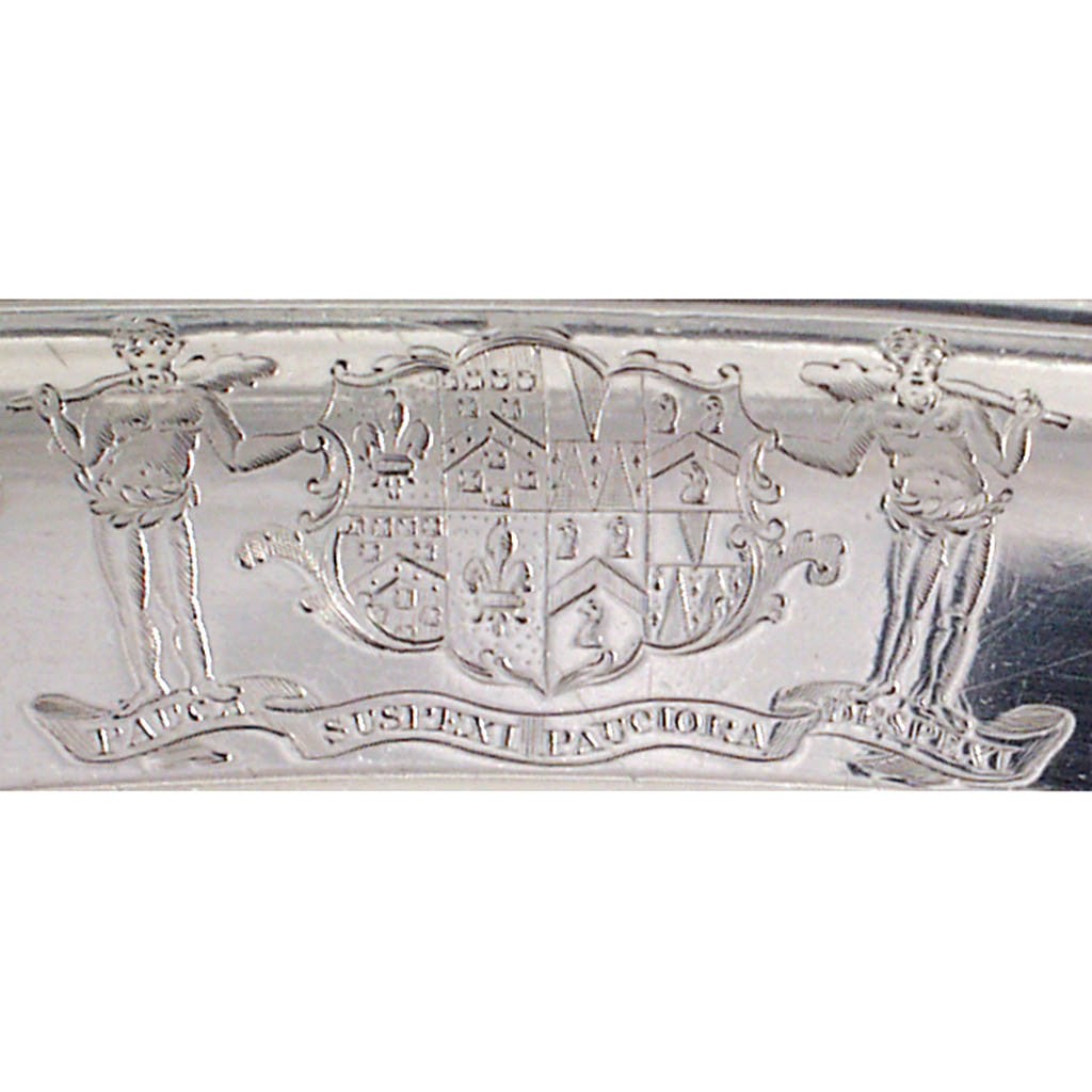 Armorial on Paul Storr Regency Sterling Meat Platter, London, c. 1818/19