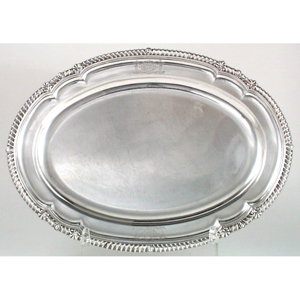 Paul Storr Regency Sterling Meat Platter, London, c. 1818/19