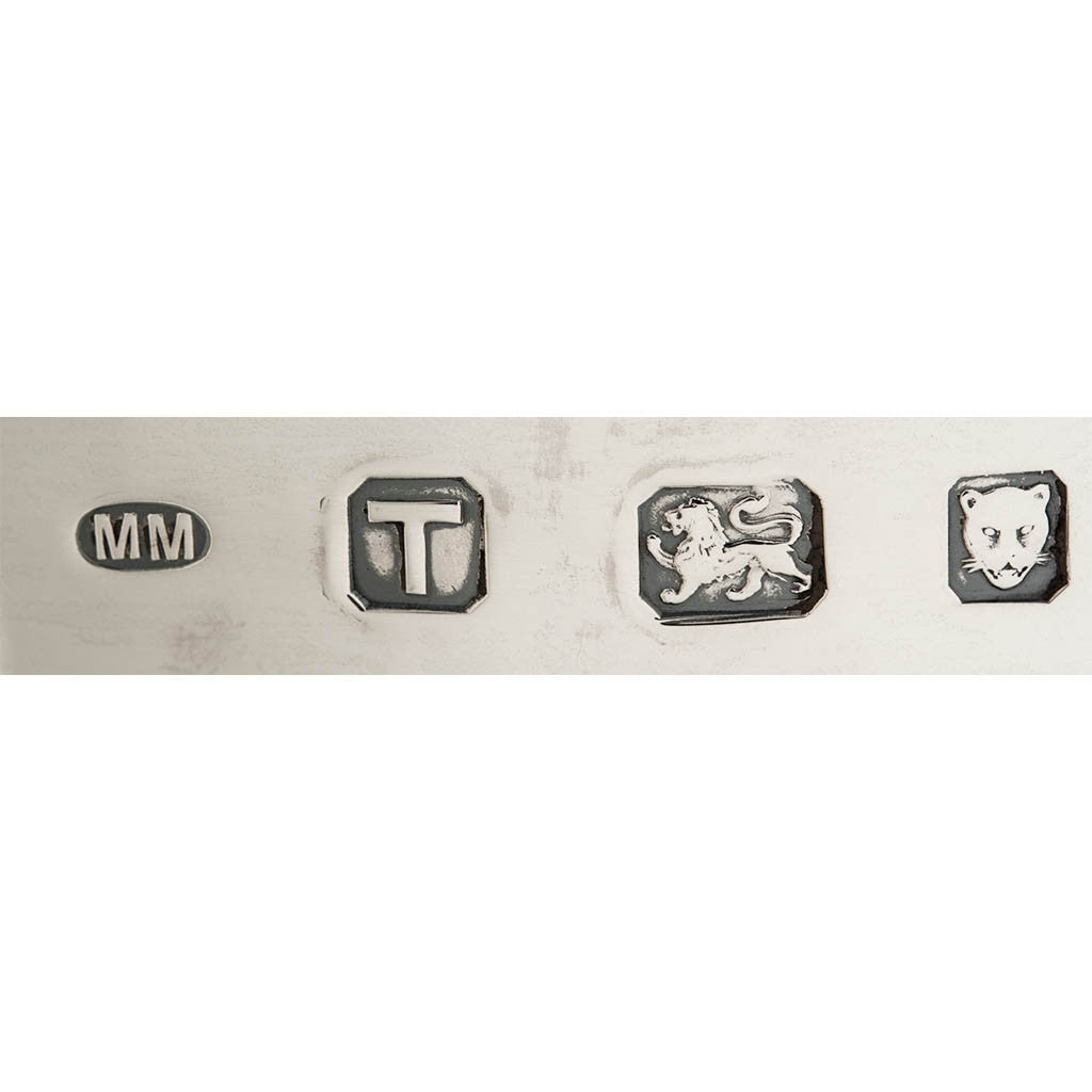 Marks on Michael Murray English Modern Sterling Large Punch/ Centerpiece Bowl, London, 1954/55