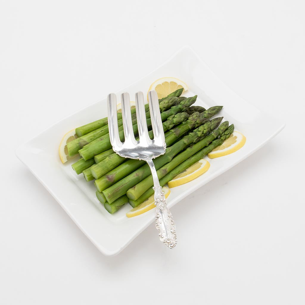 Gorham 'Luxembourg' Pattern Antique Sterling Silver Asparagus Serving Fork, c. 1900