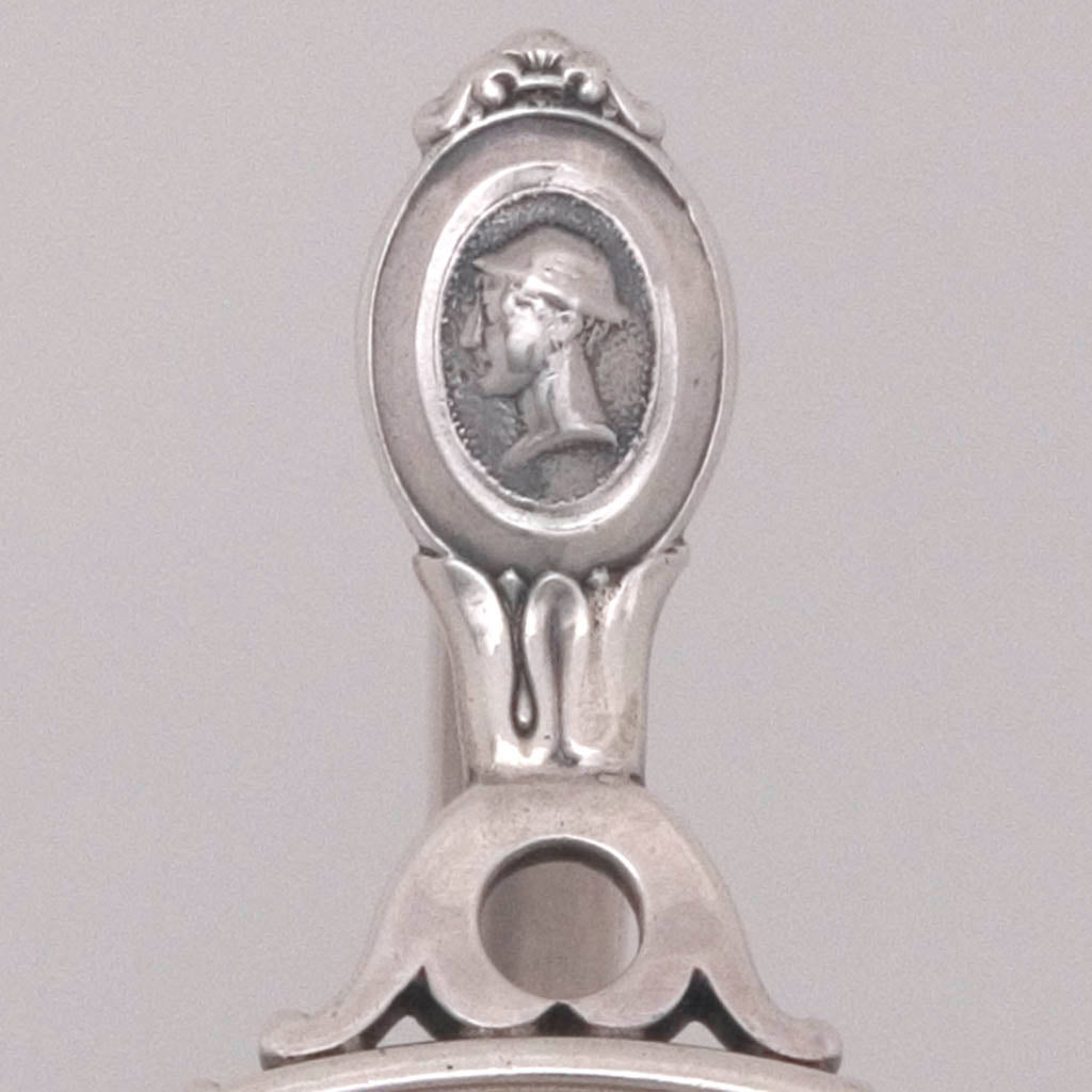 Medallion on F.A. Durgin &#39;Medallion&#39; Coin Silver Child&#39;s Cup, c. 1865