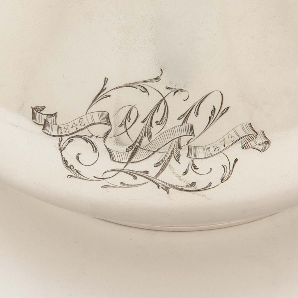 Tiffany &amp; Co. Antique Sterling Silver &#39;Mooresque&#39; Covered Sugar Bowl, New York City, 1873