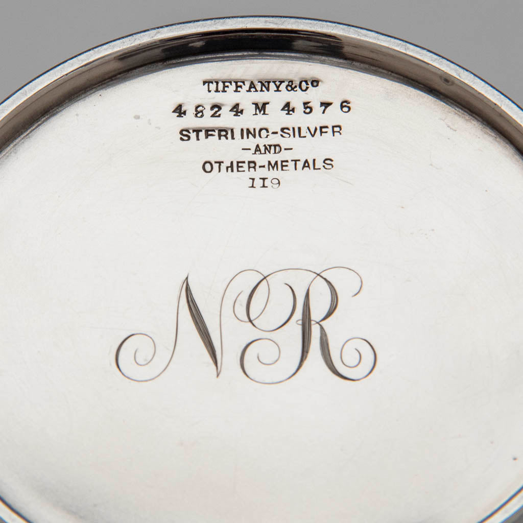 Tiffany & Co. みゆきき Tiffany & Co Antique Sterling and Mixed Metal Tea Caddy in