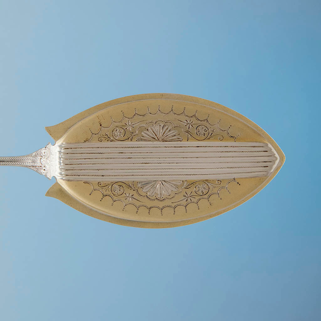 Blade to John Wendt &#39;Moresque&#39; Pattern Antique Sterling Silver Pie Server, NYC, c. 1870&#39;s