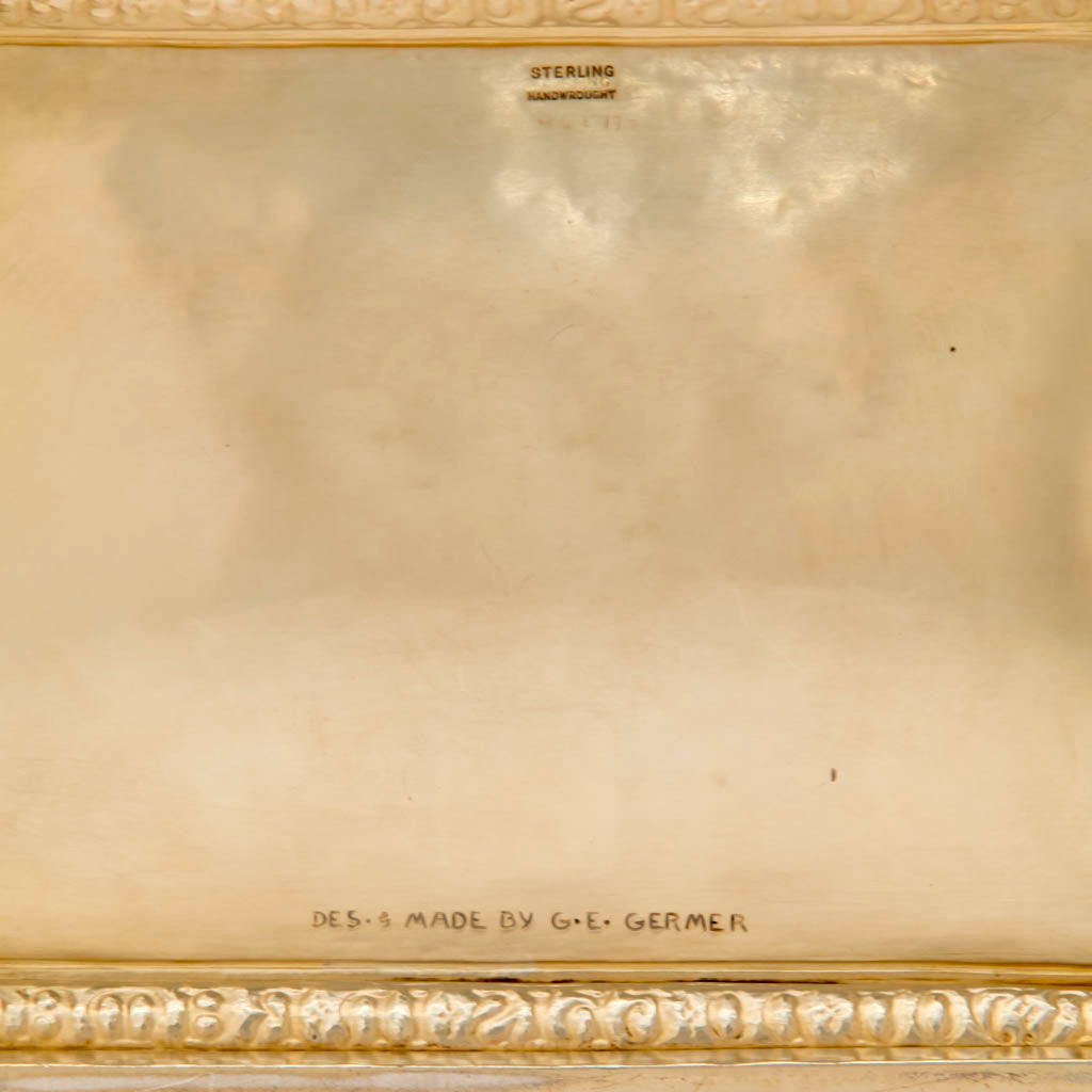 Marks on the George E. Germer: &quot;The Supper at Emmaus&quot; Silver Gilt Ciborium, Mason, NH, c. 1922