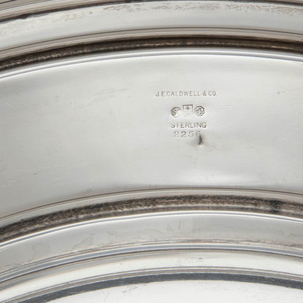 Marks on Gorham Antique Sterling Silver Alms Dish, Providence, RI, c. 1905