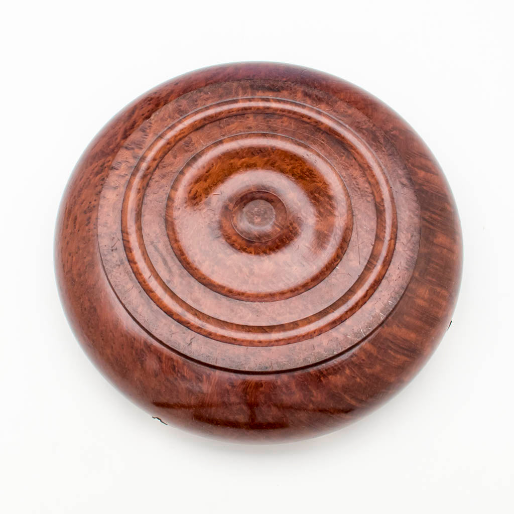 Bottom of Gorham Antique Sterling Silver and Redwood Large Bowl, Providence, RI, 1915