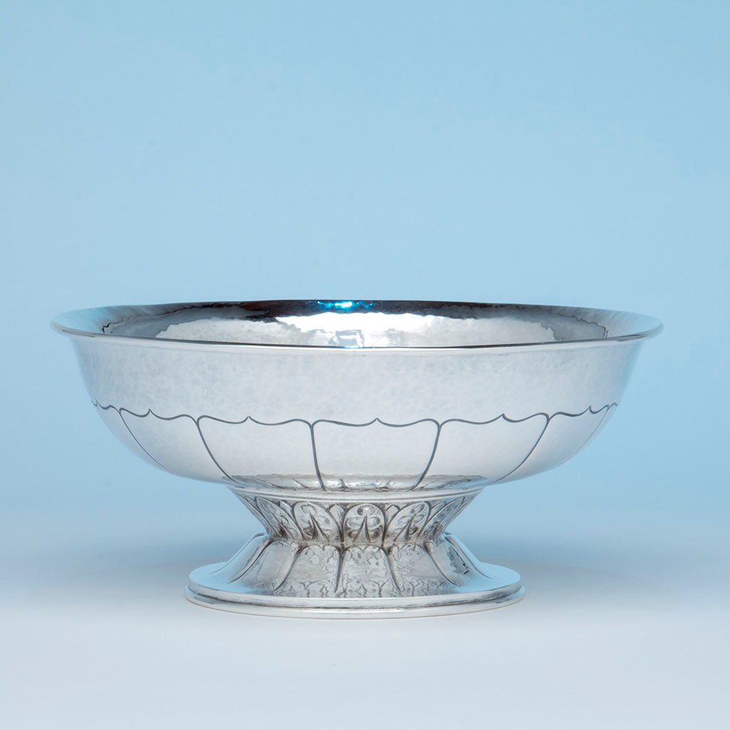 Falick Novick Arts & Crafts Sterling Silver Centerpiece Bowl, Chicago, IL, c. 1930's