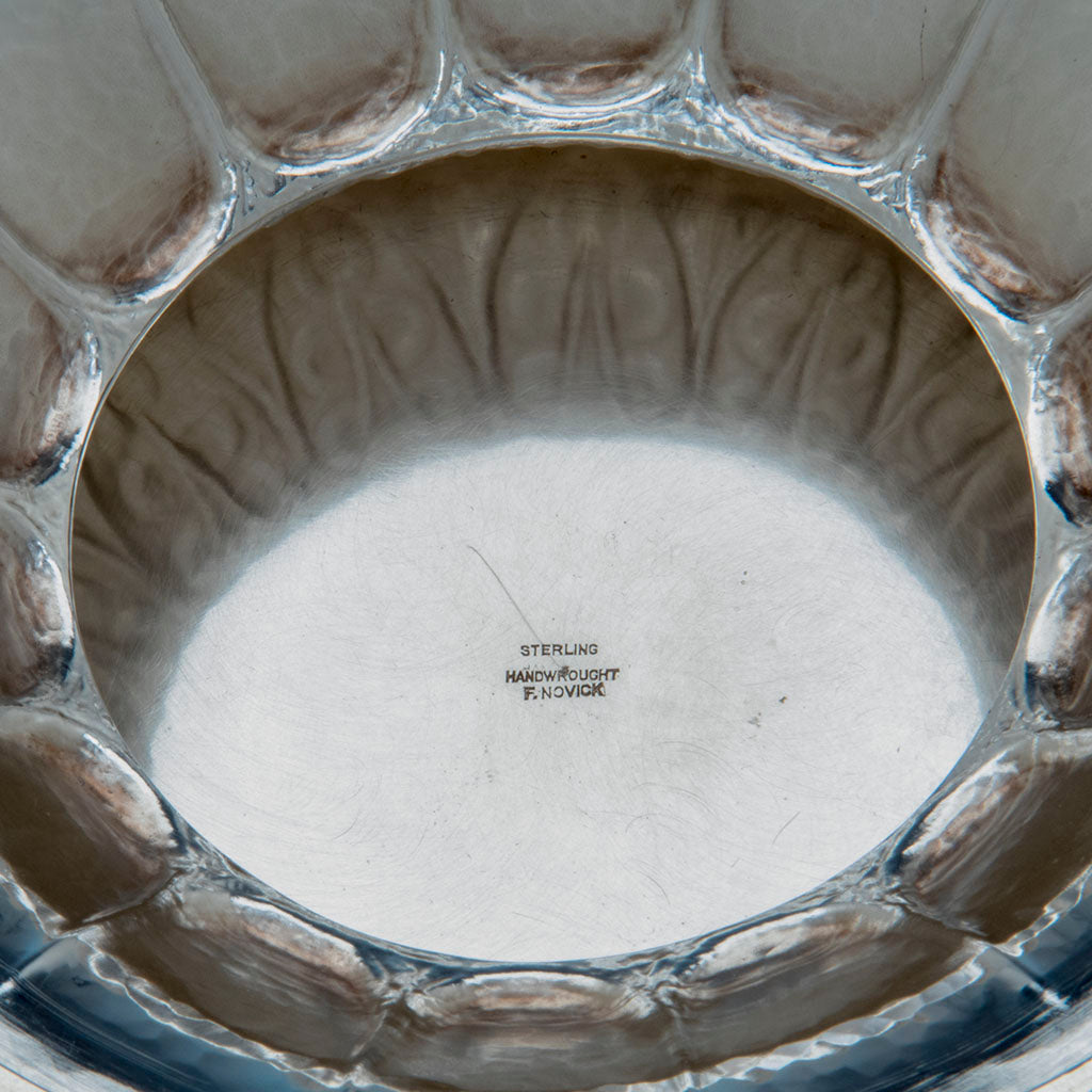Marks on Falick Novick Arts &amp; Crafts Sterling Silver Centerpiece Bowl, Chicago, IL, c. 1930&#39;s