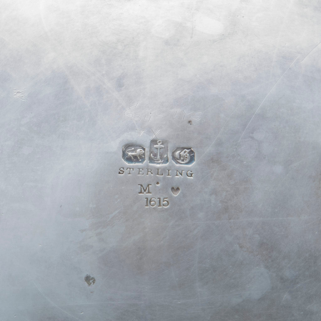 Marks on Gorham Antique Sterling and Mixed Metals Berry Bowl, Providence, RI, 1880