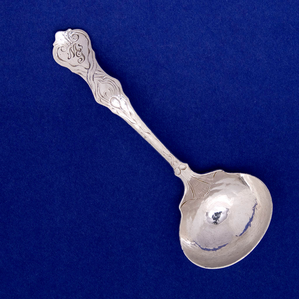 Ladle of the Gorham Martelé Silver Sauce Boat and Tray with Ladle, Providence, RI, 1905
