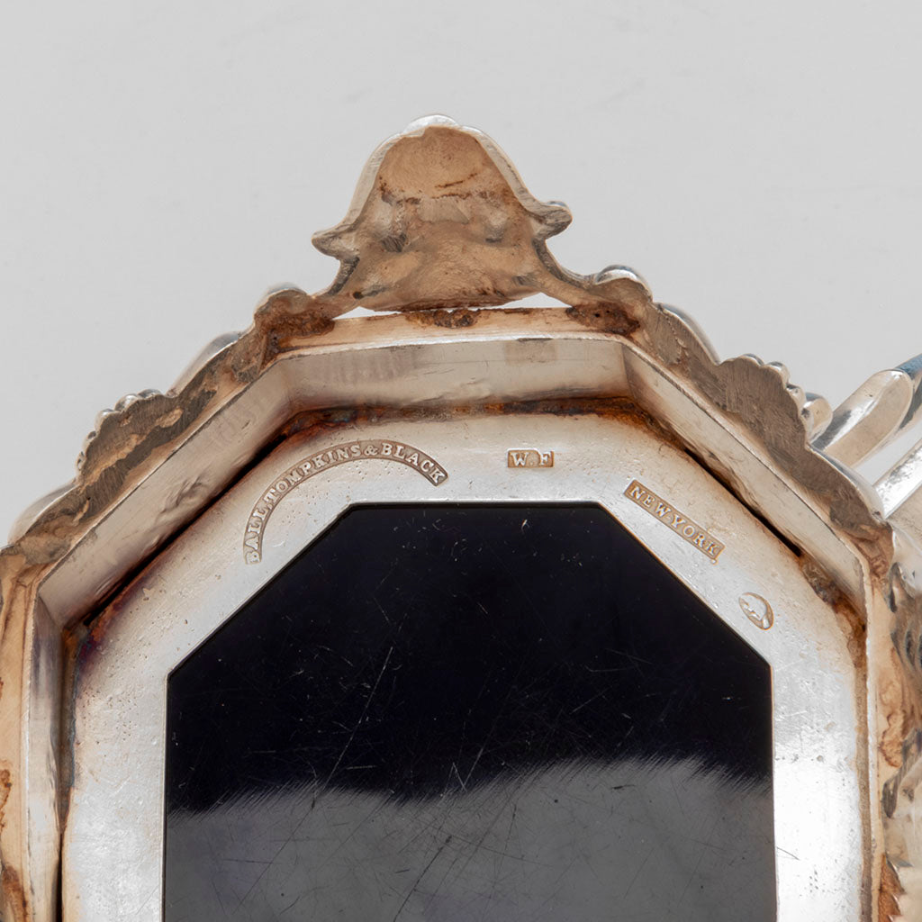 Marks on William Forbes Antique Coin Silver Mustard Pot, NYC, NY, c.1840&#39;s