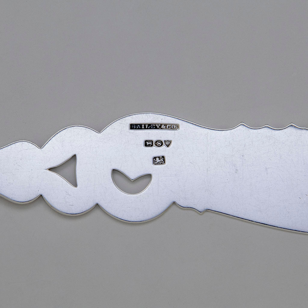 Bailey & Co. (George Sharp) Antique Sterling Silver Fish Server, Phila ...
