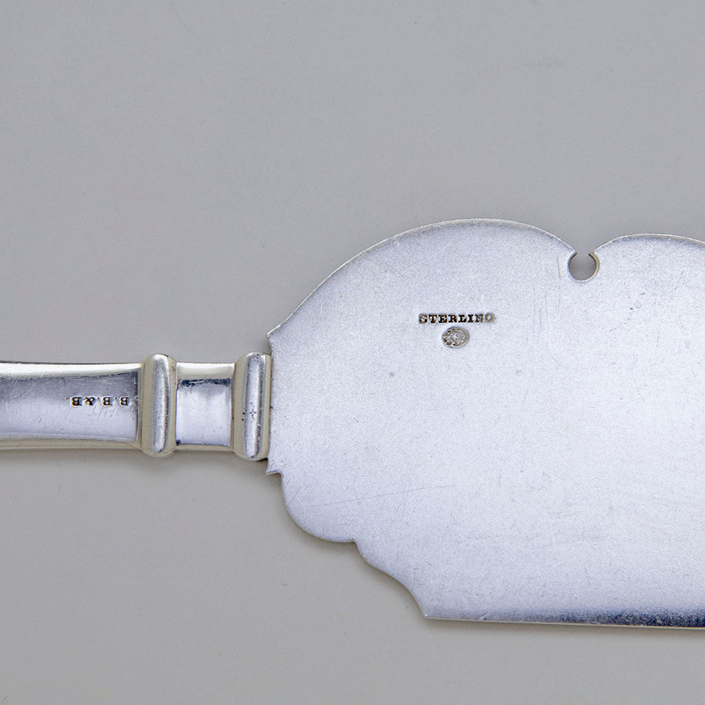 Durgin mark on Durgin Antique Sterling Silver Polar Bear Ice Cream Set, Concord, New Hampshire, c. 1870s