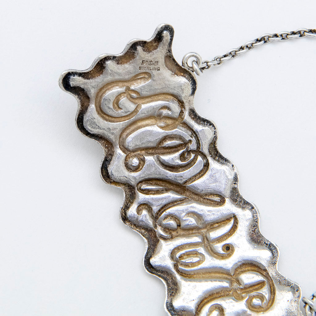 Marks on Gorham Antique Sterling Silver Liquor Label, Providence, RI, c. 1883