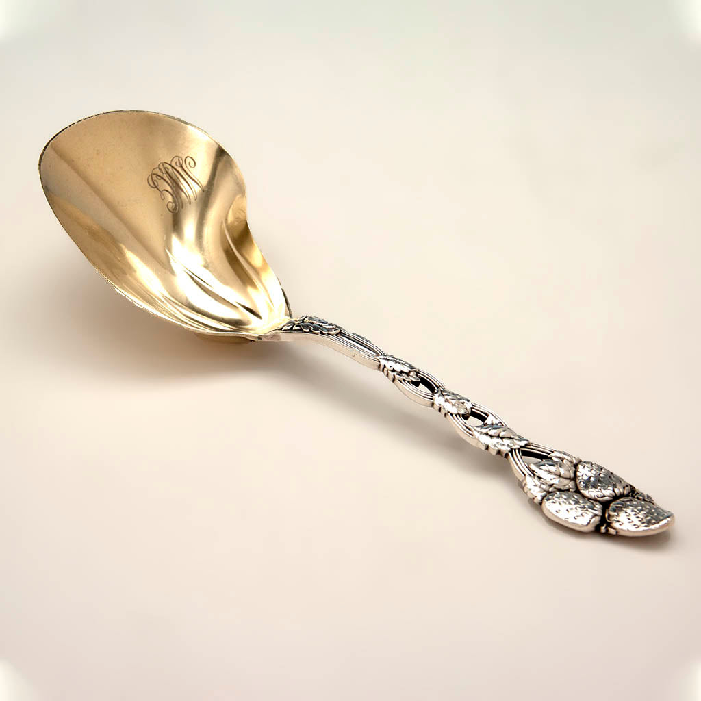 Tiffany & Co Antique Sterling Silver 'Strawberry' Pattern