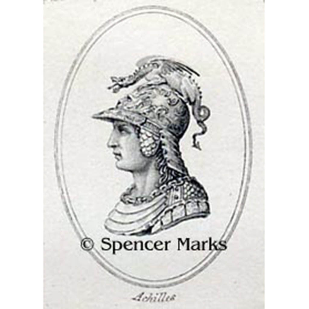 Engraving of Achilles