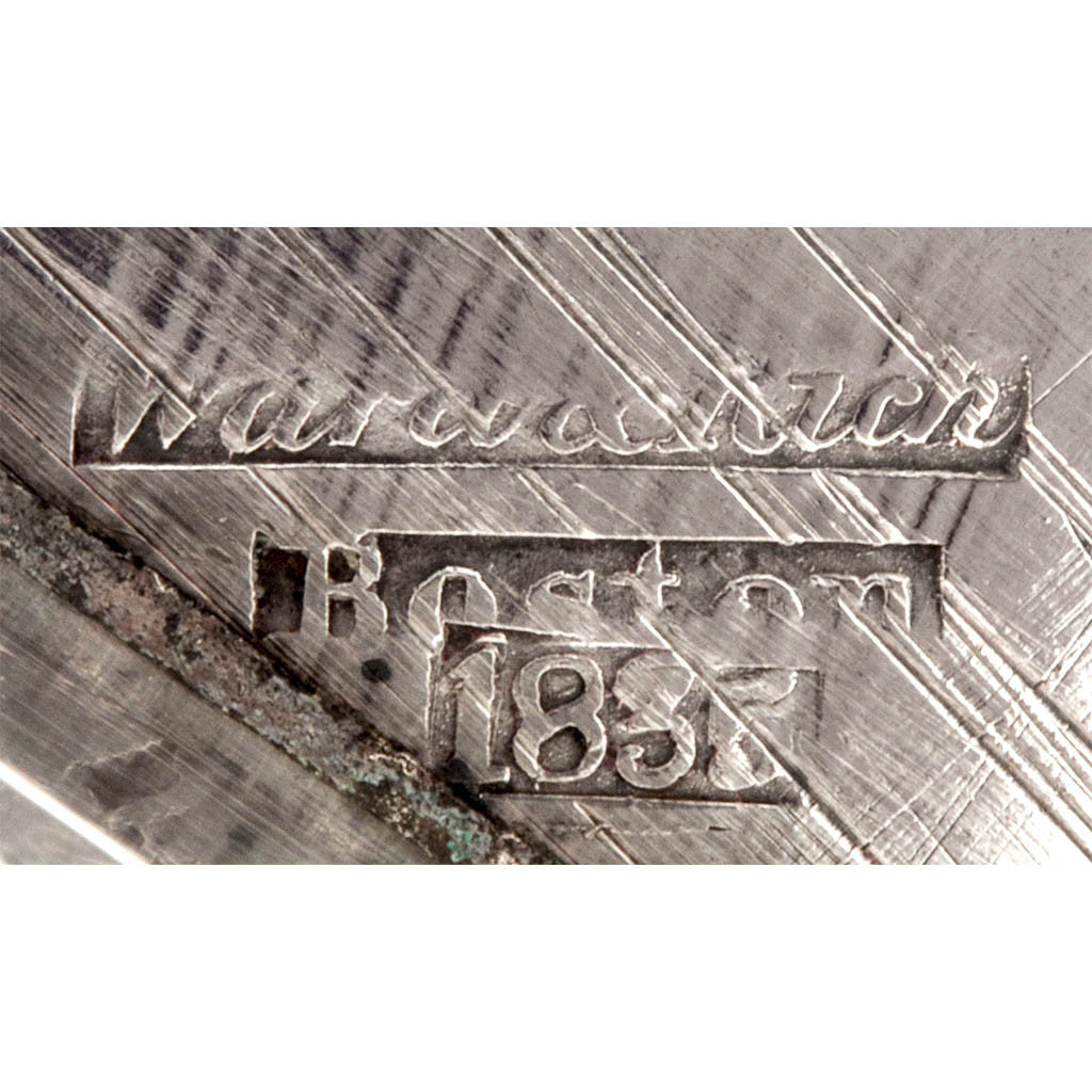 Marks underneath Samuel Ward &amp; Obadiah Rich Antique Coin Silver Bowl, Boston, 1832-35