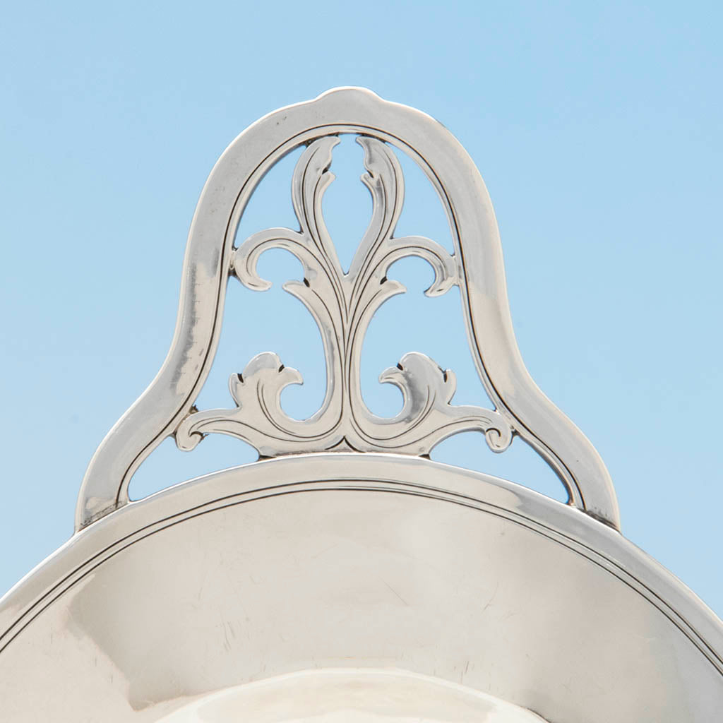 Stand handle to Arthur Stone Arts &amp; Crafts Sterling Silver Covered Sauce Tureen, Gardner, MA, c. 1920