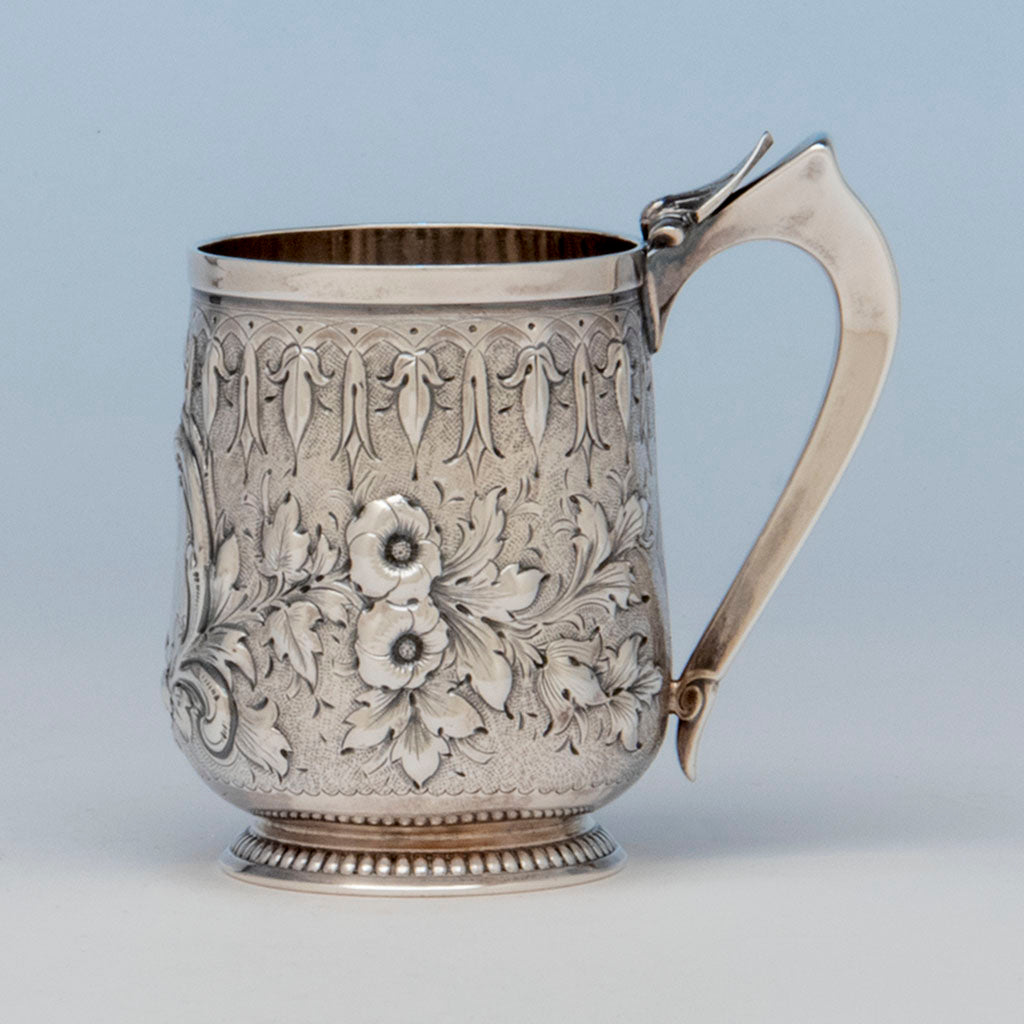 Gorham Antique Coin Silver Child's Cup, Providence, RI, c. 1865