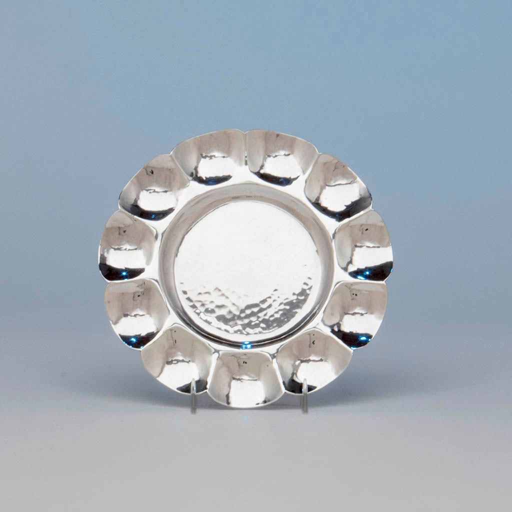 Franklin Porter Sterling Silver Arts &amp; Crafts Dish, Danvers, MA, c. 1930