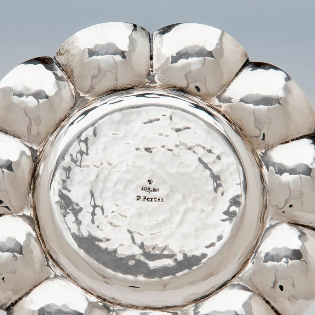 Marks on Franklin Porter Sterling Silver Arts &amp; Crafts Dish, Danvers, MA, c. 1930