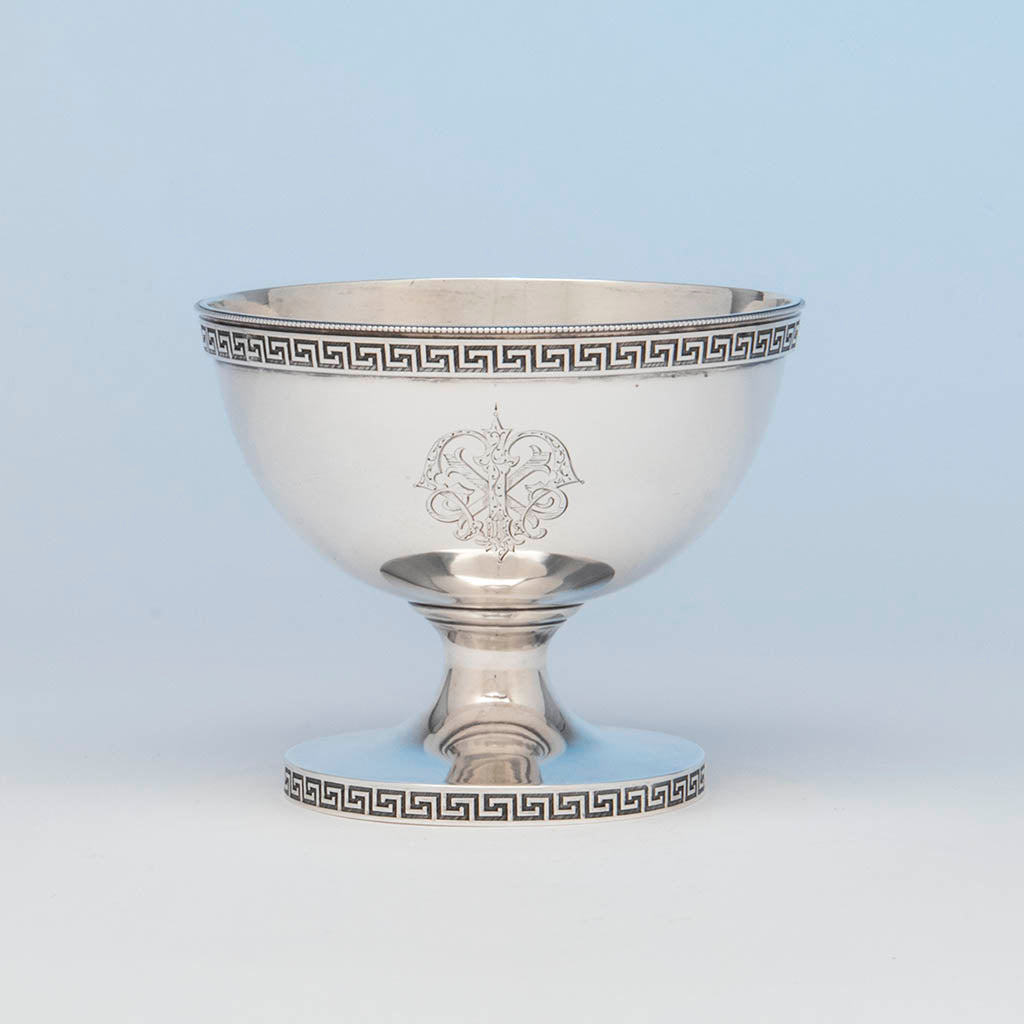 Vanderslice and Co Antique Coin Silver Bowl, San Francisco, CA, c. 1860's