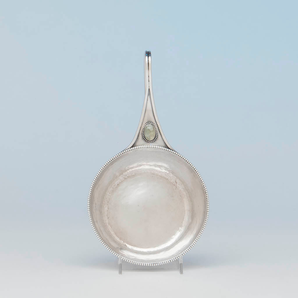 Marcus &amp; Co Sterling and Semi-precious Stone Condiment Dish - 2, NYC, c. 1905