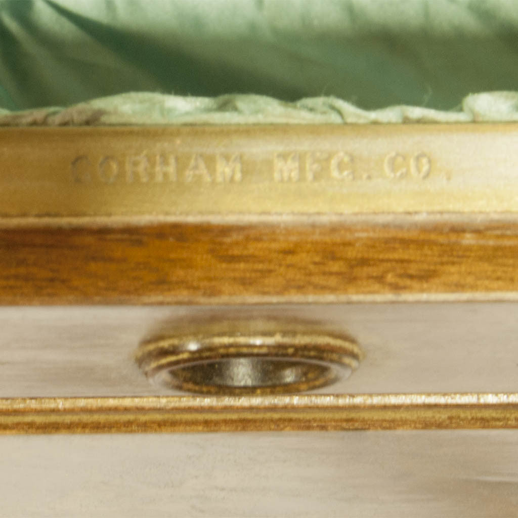 Gorham marks on Massive Gorham Presentation Case made for the John Roach Silver Service, Providence, RI, c. 1874