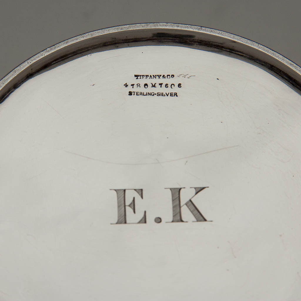 Marks on Tiffany &amp; Co Antique Sterling Silver Repoussé Ice Bowl, New York City, c. 1880