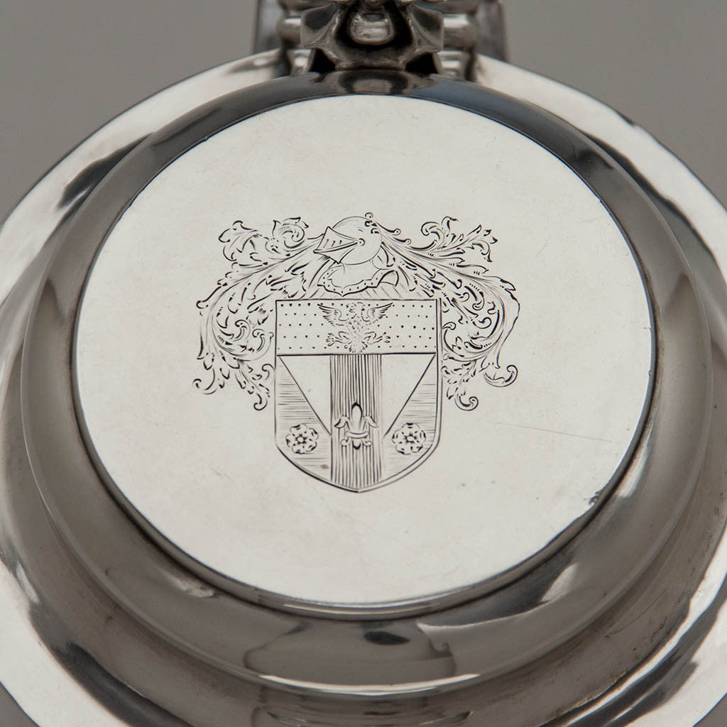 Eoff & Shepard Coin Silver Tankard-form Hot Beverage Jug or Eoff & Shepard Coin Silver Tankard-form Hot Beverage Jug or