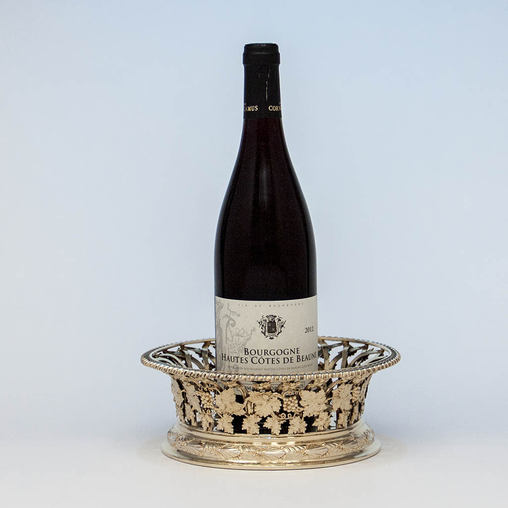 John & Frank Pairpoint English Gilt Sterling Magnum or Jeroboam size Wine Coaster by, London, 1905/06