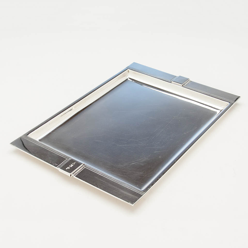 Tiffany 'Century' Pattern Art Deco Sterling Silver Tray, New