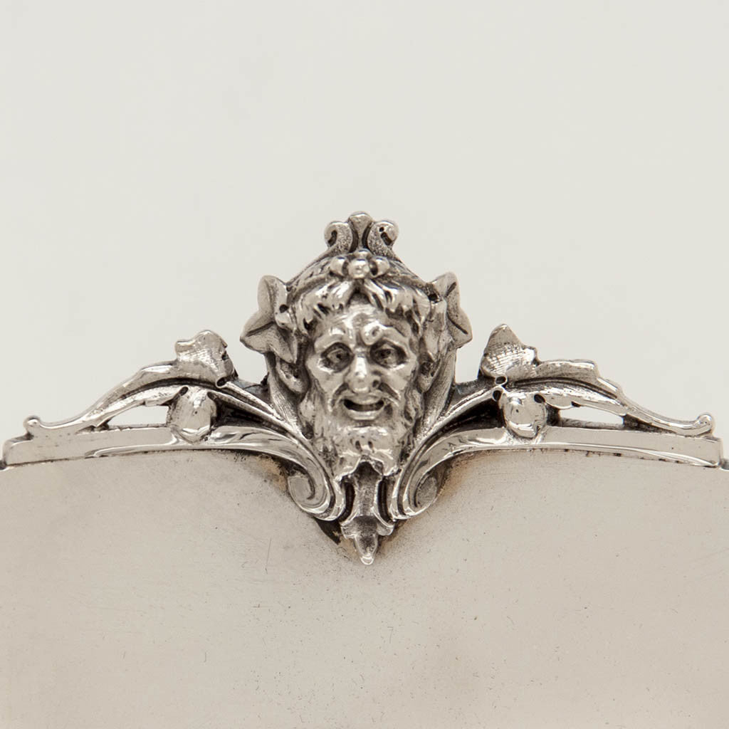 Gorham Antique Coin Silver Figural Serving Dish or &#39;Cake Basket&#39;, Providence, RI, c. 1867    - retailed by Tiffany &amp; Co.