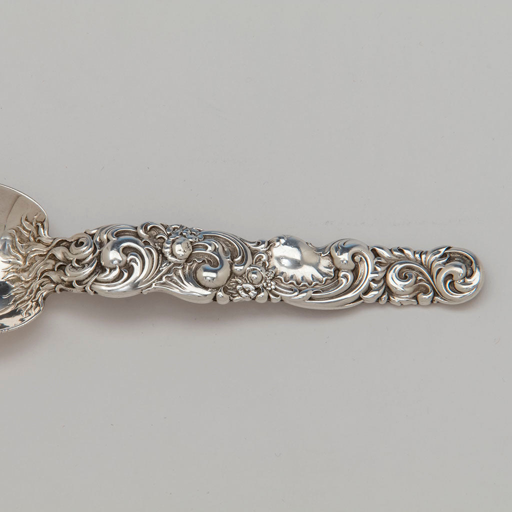 Handle to Whiting Antique Sterling Silver Baby Face Spoon, NYC, c. 1890&#39;s