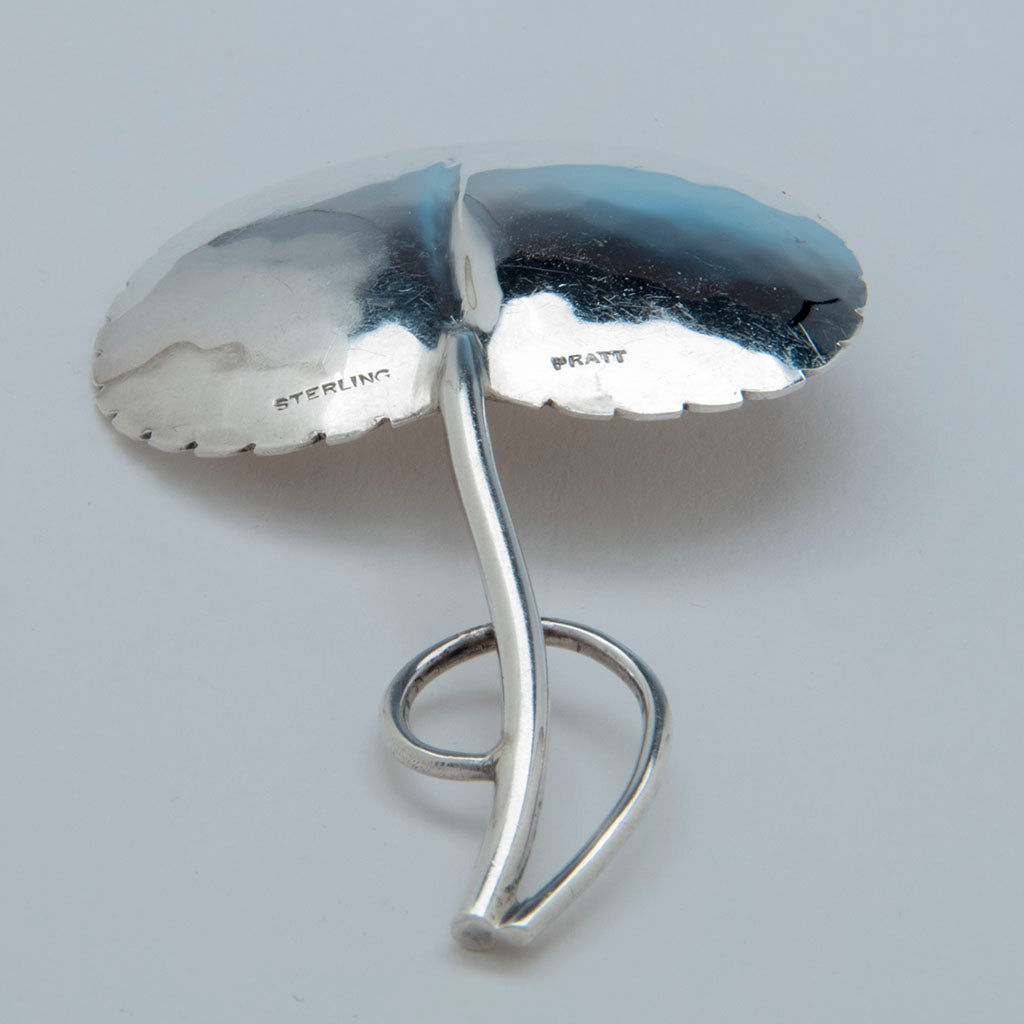 Marks on Katherine Pratt Sterling Silver Tea Caddy Spoon, Boston, MA, c. 1920