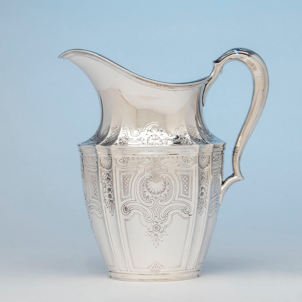 Tiffany and Co. Antique Sterling Silver Pitcher, NYC, NY, c. 1910