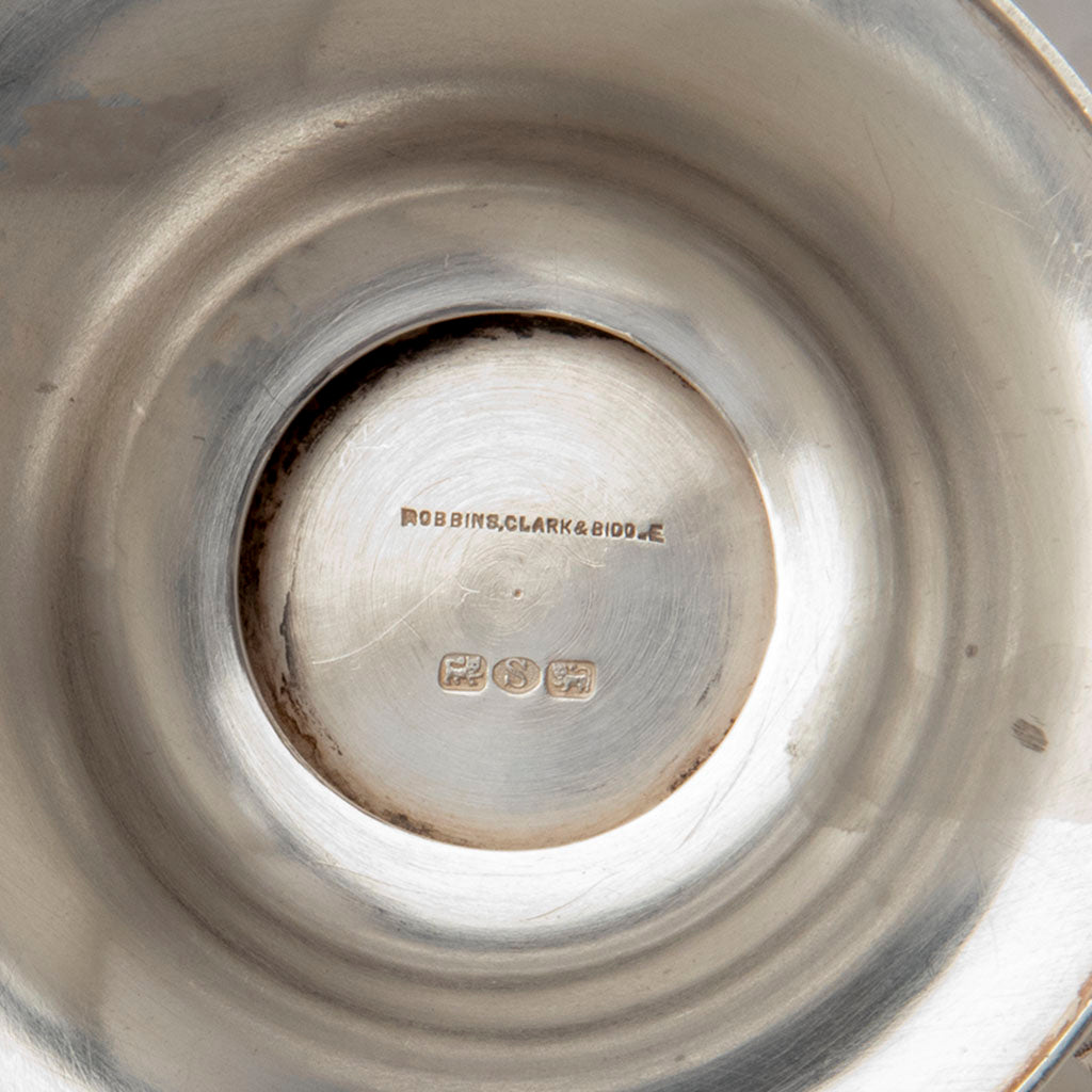 Marks on George Sharp Antique Sterling Silver Creamer and Sugar, Philadelphia, c. 1870
