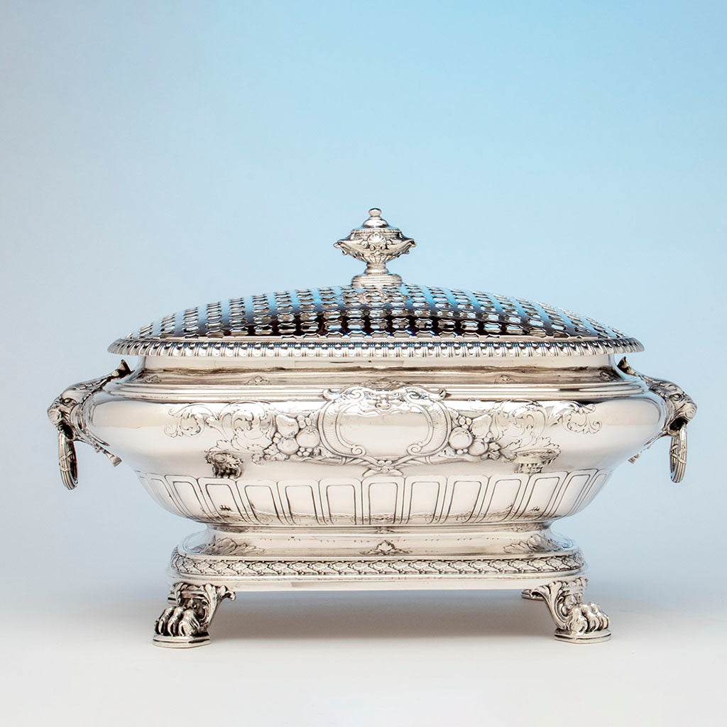 Gorham Antique Sterling Silver Special Order Centerpiece, Providence, RI, 1918