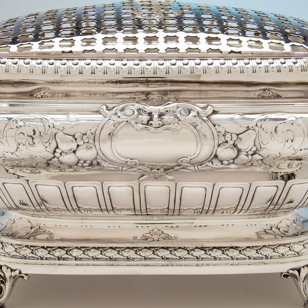 Reserve on Gorham Antique Sterling Silver Special Order Centerpiece, Providence, RI, 1918