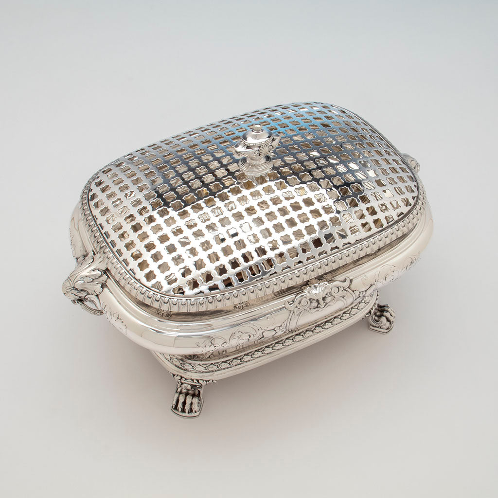 Top view of Gorham Antique Sterling Silver Special Order Centerpiece, Providence, RI, 1918