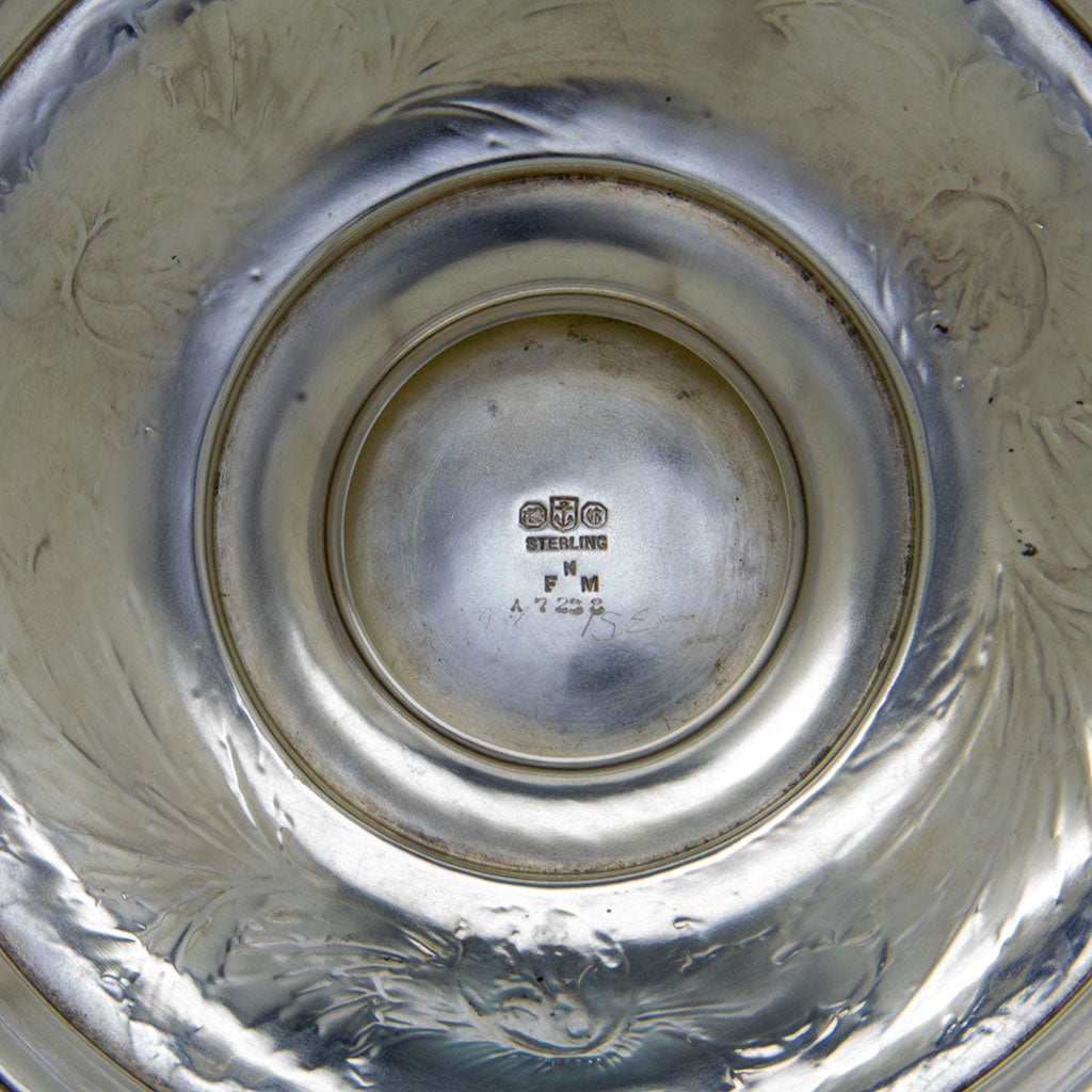 Marks on Gorham Antique Sterling Silver &#39;Sample&#39; Punch Bowl from the Metcalf family, Providence, RI, 1908