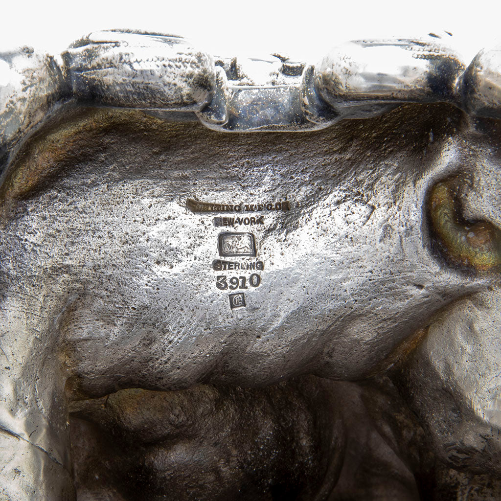 Marks on Pair of Whiting Antique Sterling Candelabra (attr. Charles Osborne), NYC, NY, c. 1890